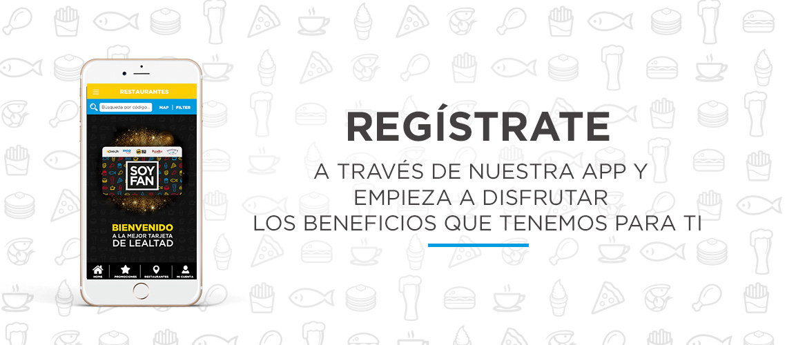 Registrate con nuestra app
